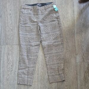 Maurices Checkered Chinos - Brown and Black